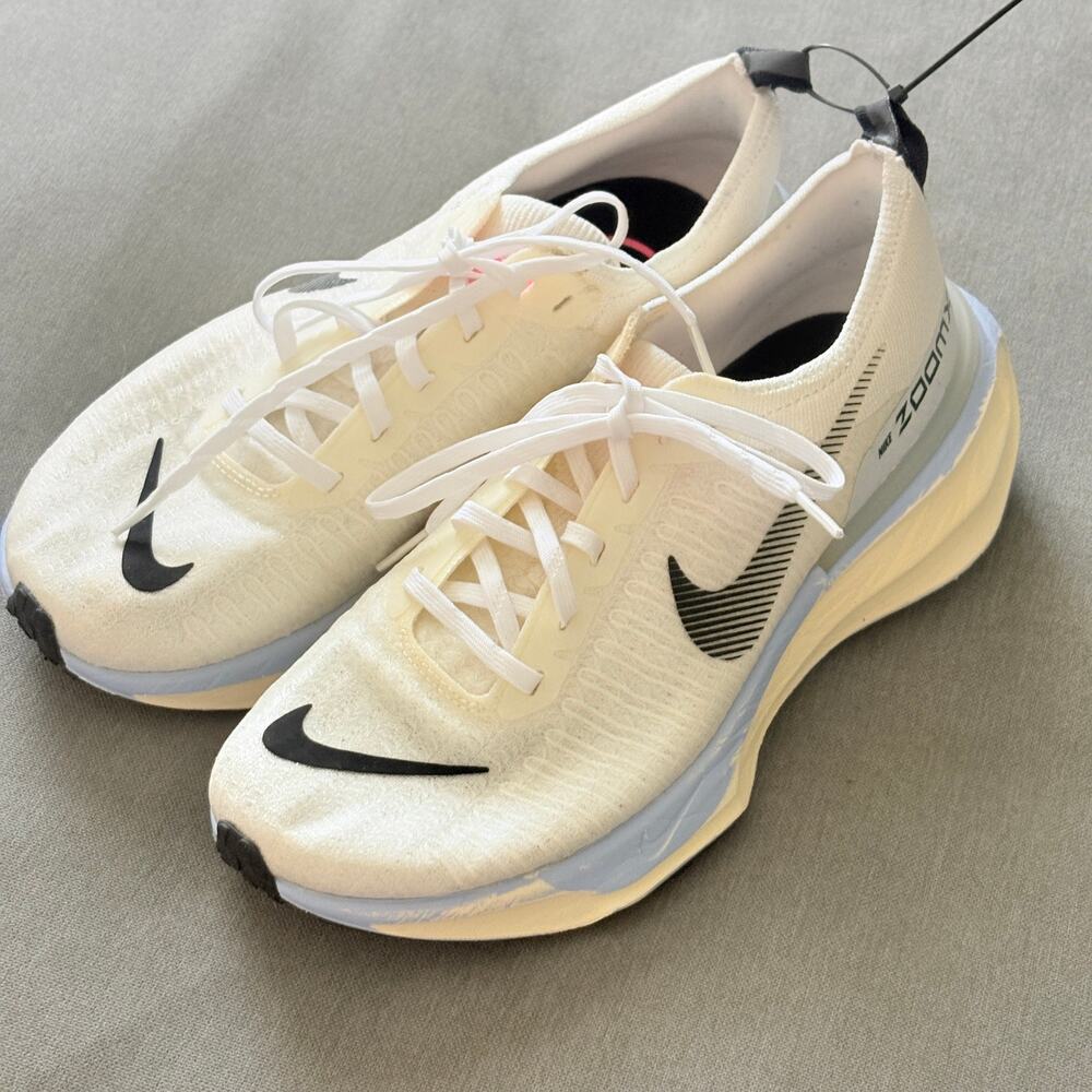 Nike ZoomX Invincible Run Flyknit 3 White Cobalt Bliss Men Size 9 Running Shoes